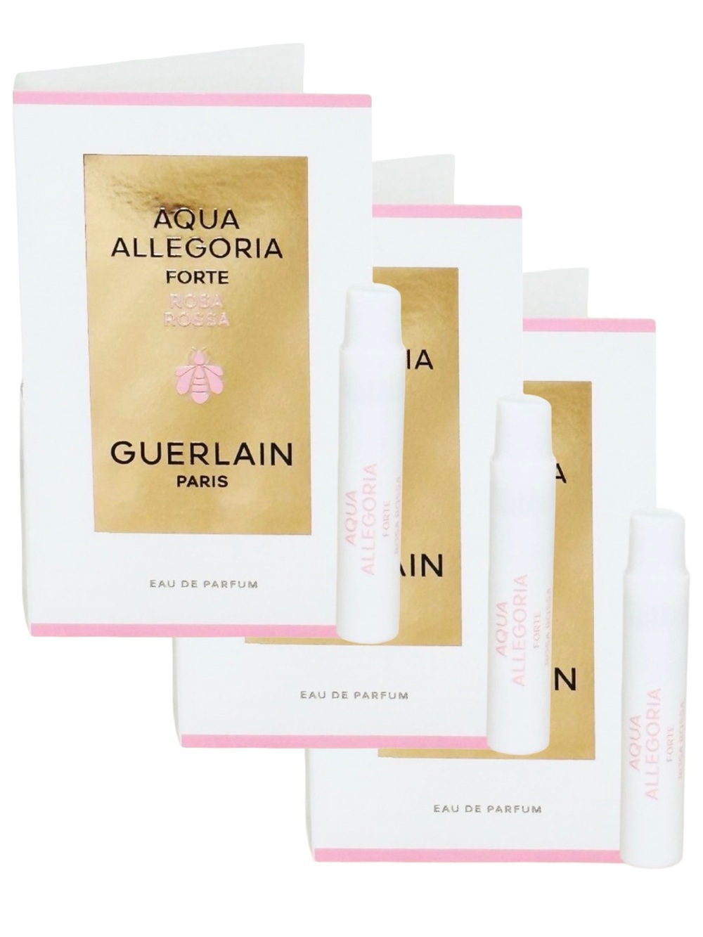 $8❤️‍🔥 GUERLAIN Aqua Allegoria Forte Rosa Rossa EDP 3PK NEW